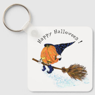 Hexenkürbis Halloween-Schlüsselanhänger Schlüsselanhänger