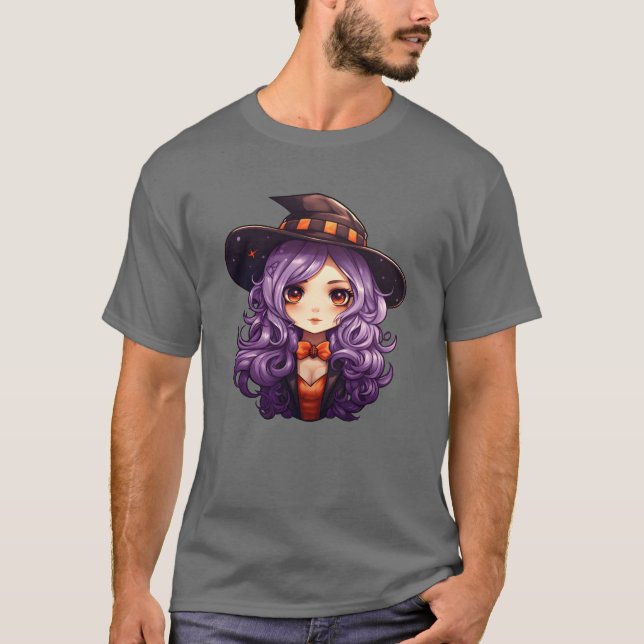 Hexenmädchen T-Shirt (Vorderseite)