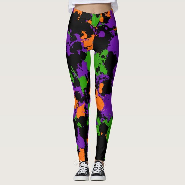 Hexenmaler Spritzer Leggings (Vorderseite)