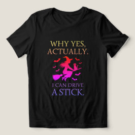 Hexenmeister Funny Womens Halloween-Party Tri-Blend Shirt