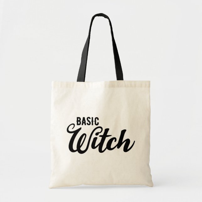 Hexenmeister Halloween Typografie Magic Wicca Tragetasche (Vorne)