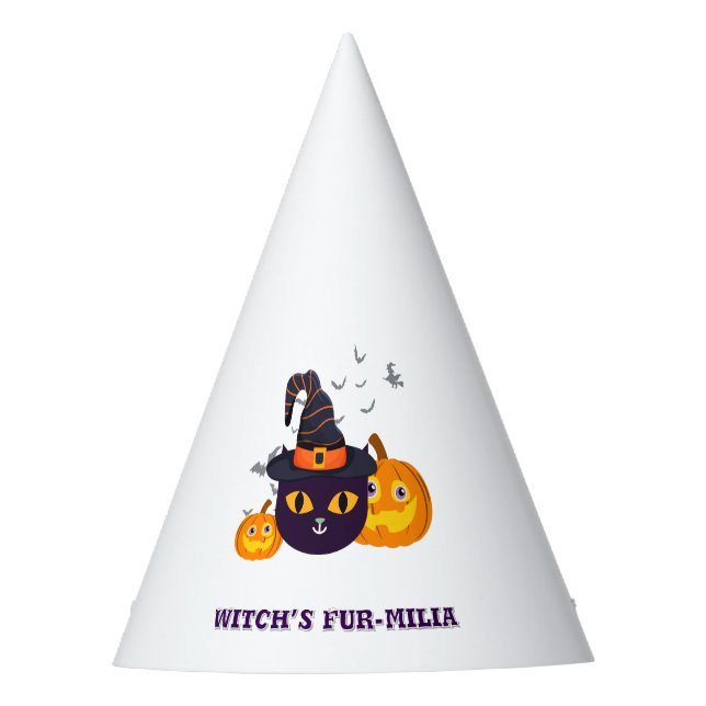 Hexenmeister-KamiarHalloween Partyhütchen (Vorderseite)