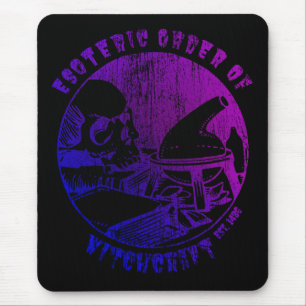 Hexenmeister-Magie-Okkultist Hexenalchemikerin Mousepad