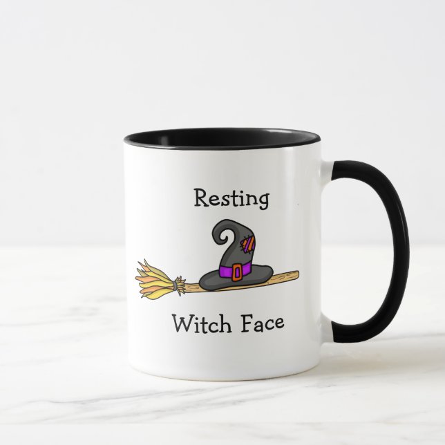 Hexenmeisterschaft - lustige Halloween-Tasse Tasse (Rechts)
