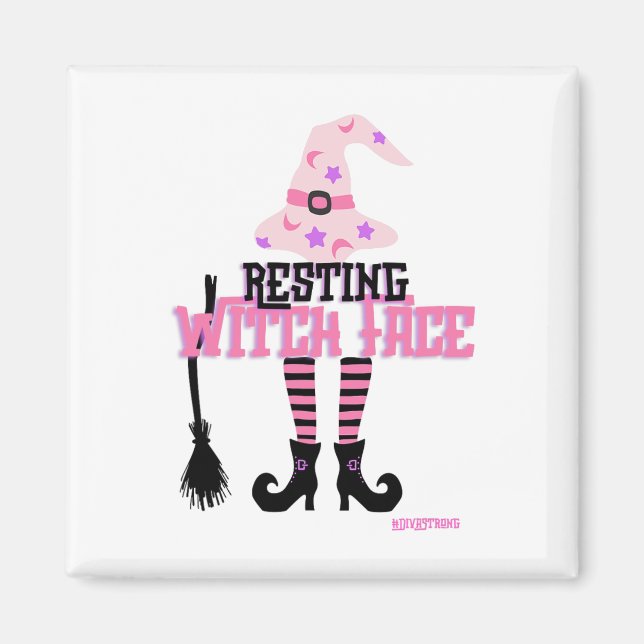 Hexenmeisterversatz Halloween Magnet (Vorne)