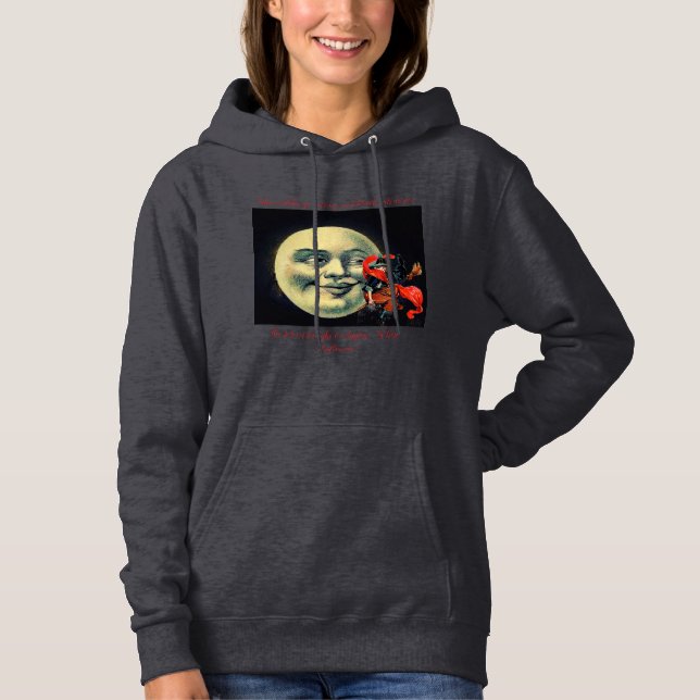 Hexenmond-Sweatshirt Hoodie (Vorderseite)