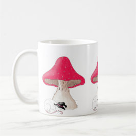 Hexenmuskelschlafen unter Toadstool-Tasse Kaffeetasse