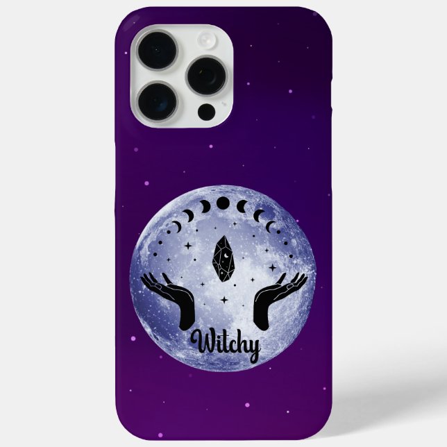 Hexennacht - Mystische Mondphasen Case-Mate iPhone Hülle (Rückseite)