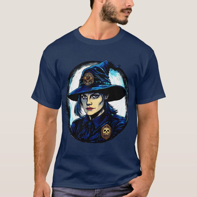 Hexenpolizist T - Shirt (Vorderseite)
