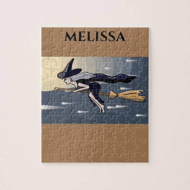 Hexenrätsel mit personalisiertem Namen. (Vertikal)