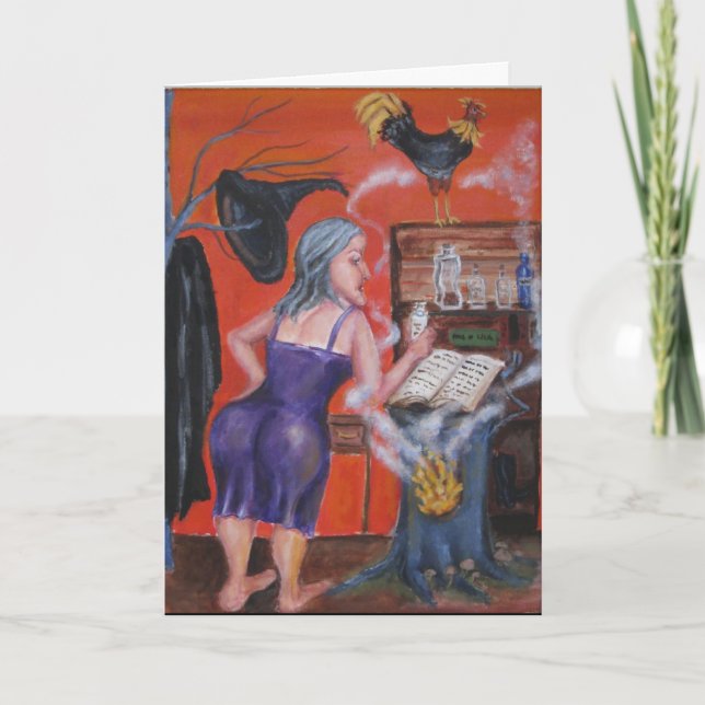 Hexenrezept Karte (Vorderseite)