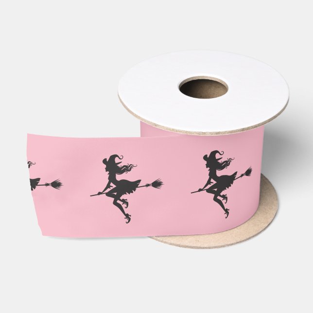 Hexenriding Broom Halloween Thunder_Cove Satinband (Spule)