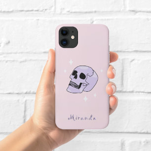 Hexenschädel Rosa Handyhülle Case-Mate iPhone Hülle