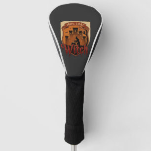 Hexenschloss Kessel Eule Fledermäuse_1 Golf Headcover