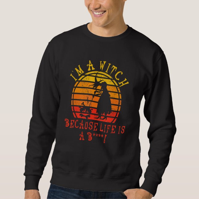 Hexenspruch Sweatshirt (Vorderseite)