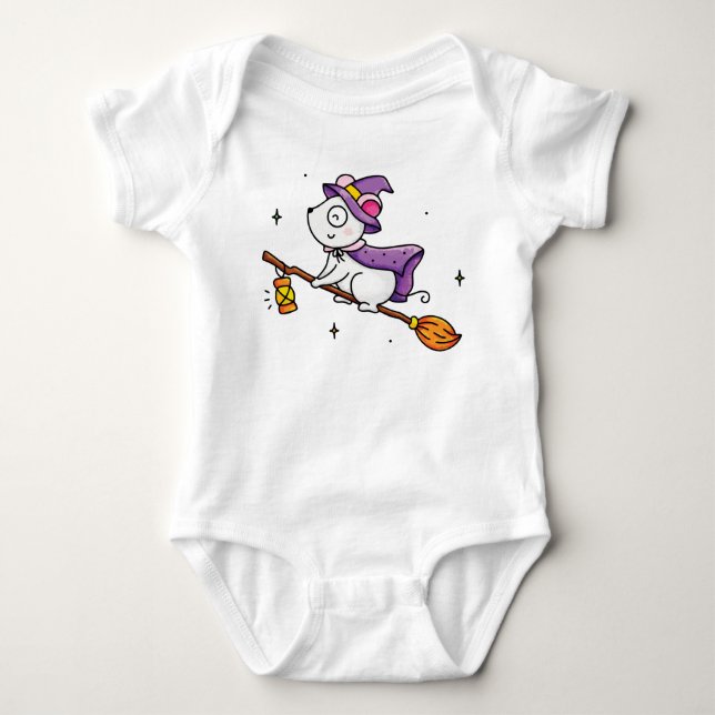 Hexenstunde Baby Strampler (Vorderseite)