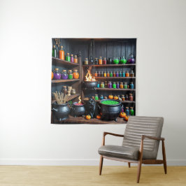 Hexentrank A Magical Alchemist's Haven Wandteppich