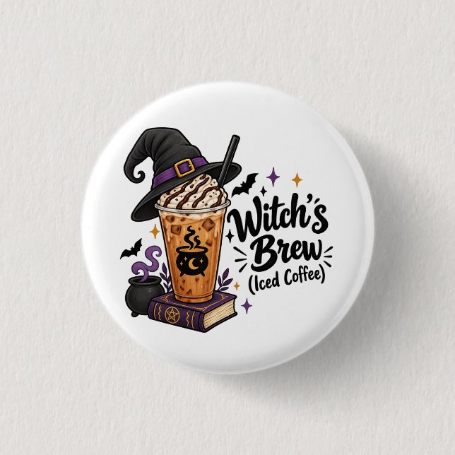 Hexentrank (Eiskaffee) Button (Vorderseite)