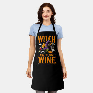 Hexenweg zum Wein Halloween-Kostüm Gruseliger Ozea Schürze