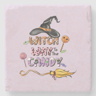 Hexenweg zur Candy Steinuntersetzer