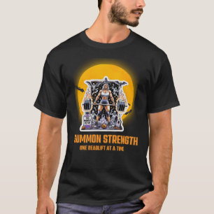 Hexenwerkzeuge: Beschwörungsstärke, ein Todesstoß  T-Shirt