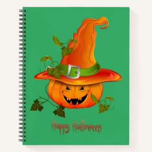 Hexenwunder: Halloween-Themen-Notizbuch Notizbuch