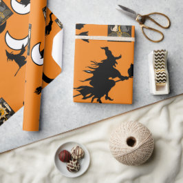 Hexenzauberer Schwarzmeerkatze Geschenkpapier
