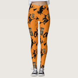 Hexenzauberer Schwarzmeerkatze Leggings