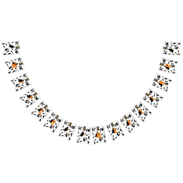 Hexenzauberer Schwarzmeerkatze Wimpelkette (Alle)