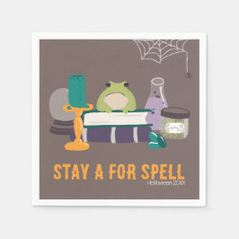 Hexenzauberschuss Halloween Serviette