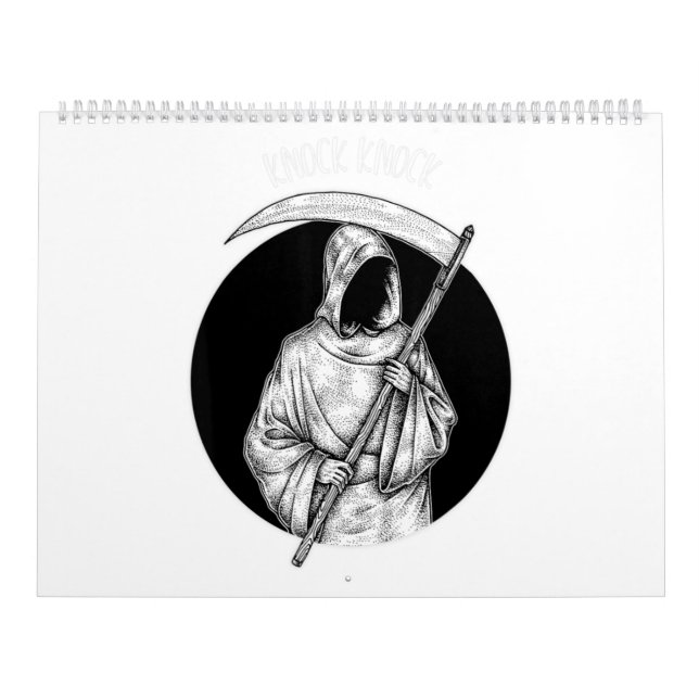 Hexerei Dunkelgoten Schwarzseher Tod grimmiger Sen Kalender (Titelbild)