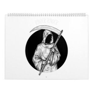 Hexerei Dunkelgoten Schwarzseher Tod grimmiger Sen Kalender