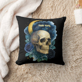 Hexerei Gothic Floral Halloween Creepy Kissen
