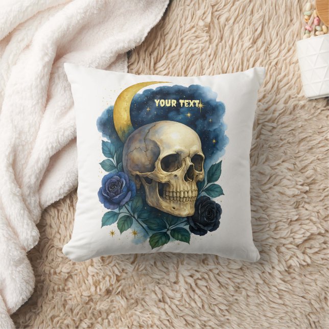 Hexerei Gothic Floral Halloween Creepy Kissen (Decke)