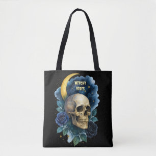 Hexerei Gothic Floral Halloween Creepy Tasche