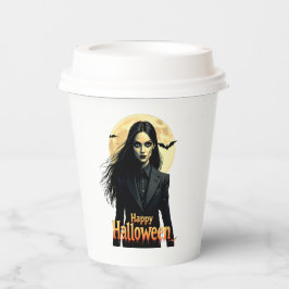 Hexerei Halloween Night Pappbecher