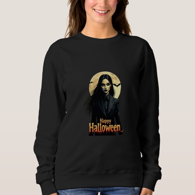 Hexerei Halloween Night Sweatshirt (Vorderseite)