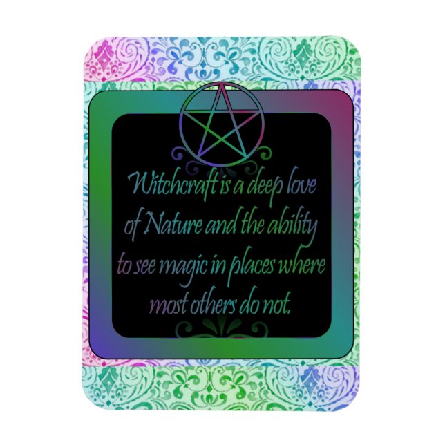 Hexerei ist, Gedicht Magnet (Vertikal)