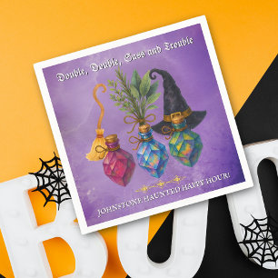 Hexerei-Potion-Party - Halloween-Elixier Serviette