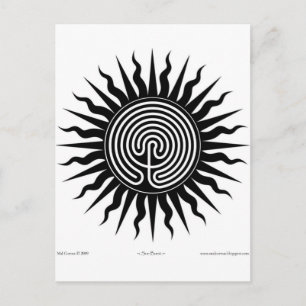 Hexerei: Sonnenbrand Labyrinth #4 Postkarte