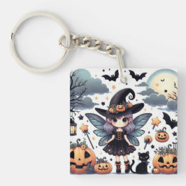 Hexerei und Niedlich (1) Acrylstoff-Schlüsselanhän Schlüsselanhänger
