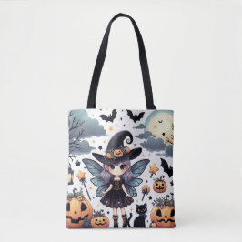 Hexerei und Niedlich (1) Volldruckausdruck Tasche