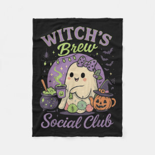 Hexe's Brew Social Club Niedlich Ghost Cauldron Co Fleecedecke