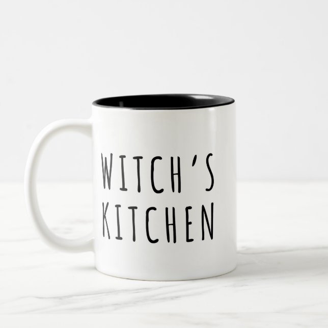 Hexe's Kitchen White Magic Zweifarbige Tasse (Links)