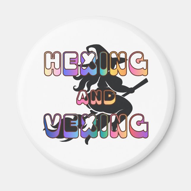 HEXING AND VEXING for the Plus Size Pagan Magnet (Vorne)
