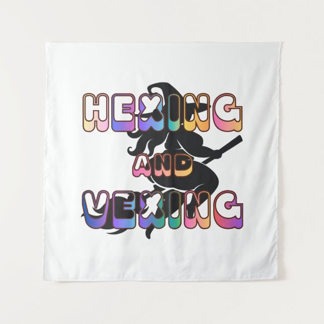 HEXING AND VEXING for the Plus Size Pagan Wandteppich (Vorderseite)