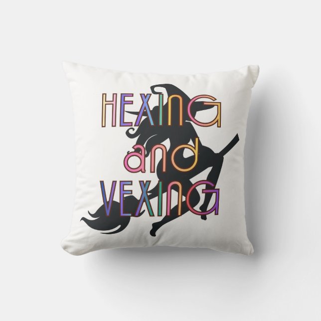 HEXING AND VEXING Witchcore Design Kissen (Vorderseite)