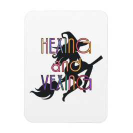 HEXING AND VEXING Witchcore Design Magnet