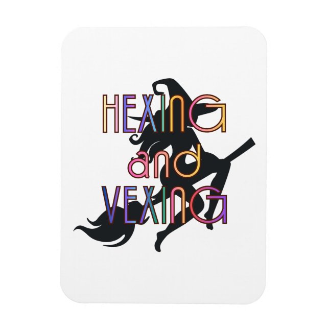 HEXING AND VEXING Witchcore Design Magnet (Vertikal)