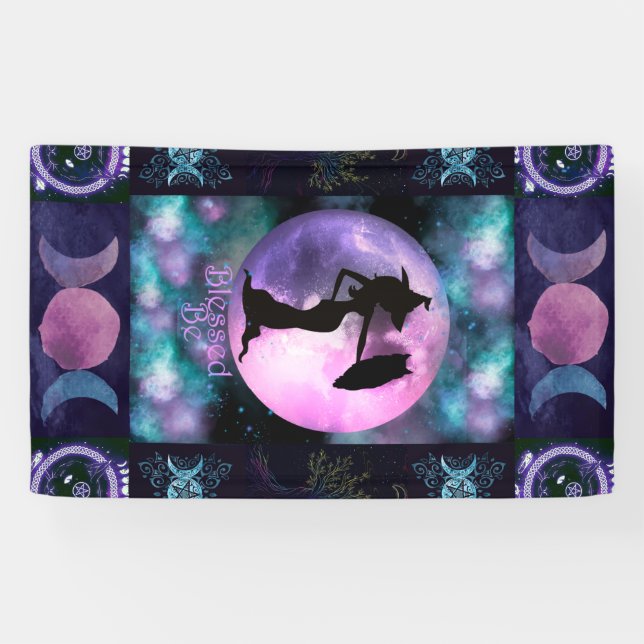 Hexlich Lila, Schattenbuch, Hexenmond Banner (Horizontal)